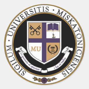 Autocollants d'université de Miskatonic