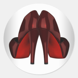 Autocollants élégants pour chaussures à talons hau