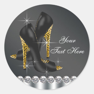 Autocollants élégants pour chaussures à talons hau