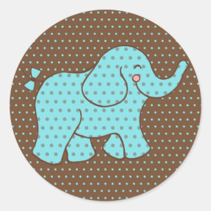 Autocollants Éléphant Bébé