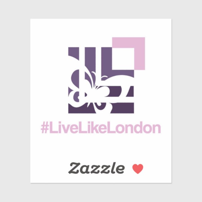 Autocollants en vinyle LLL 3" x 3" (Feuille)