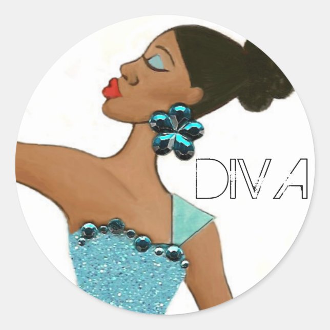 Autocollants Fabulous Diva (Devant)