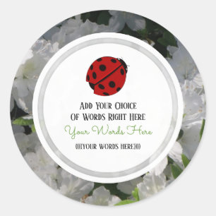 Autocollants faits sur commande de coccinelle