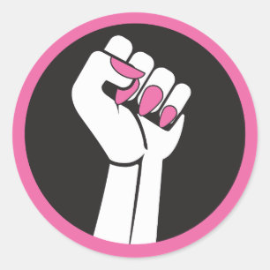 Autocollants féministes d'ordre du jour