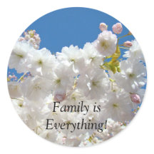 Autocollants Fleur de cerisier rose Famille est To