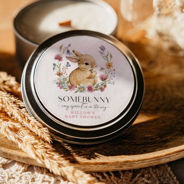 Autocollants Fleur des Champs pour Baby Shower Som (Créateur téléchargé)