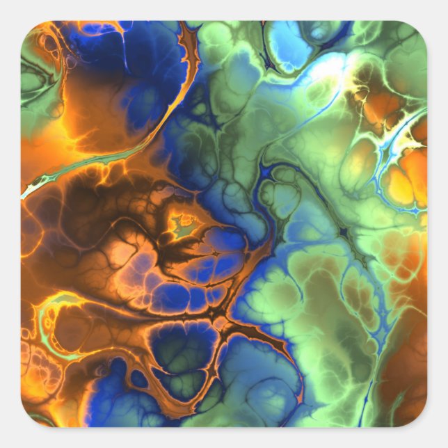 autocollants fractaux de l'espace (Devant)