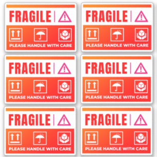 Autocollants Fragiles Étanches (Manipuler avec Soi
