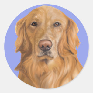 Autocollants Golden retriever