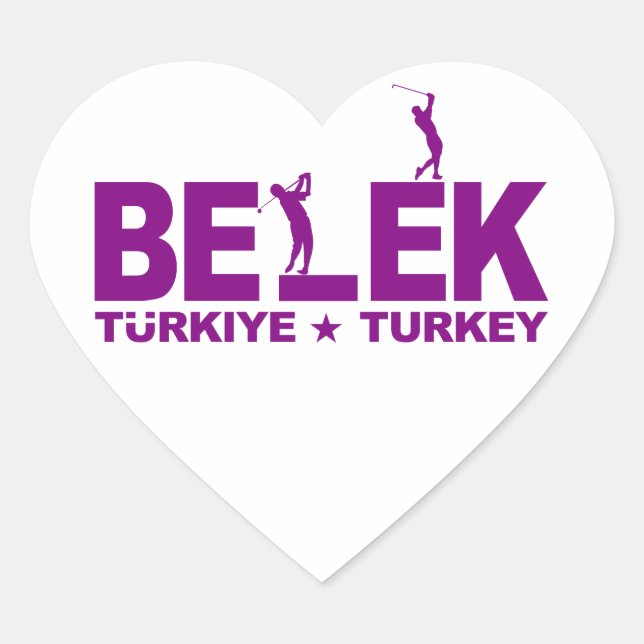 Autocollants GOLF BELEK - personnaliser (Devant)