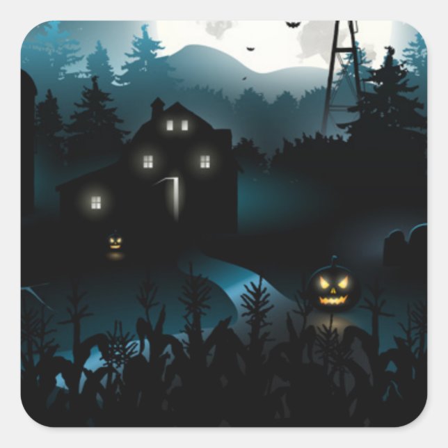 Autocollants Halloween-Citrouilles (Devant)