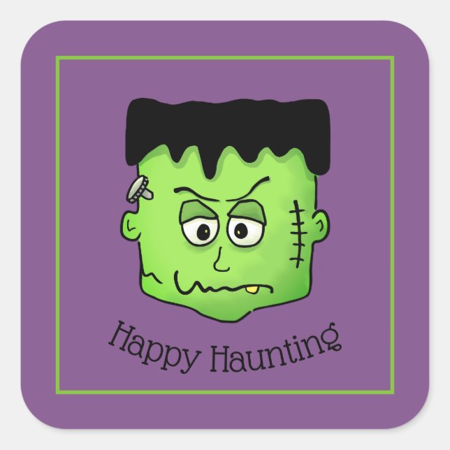 Autocollants Halloween Frankenstein (Devant)