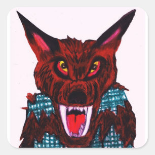autocollants HALLOWEEN WEREWOLF