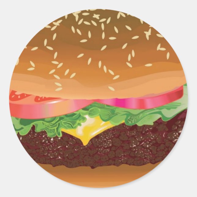 Autocollants Hamburger (Devant)
