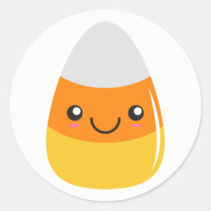 Autocollants heureux d'Emoji de bonbons au maïs 