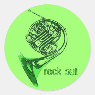 Autocollants Horn Rock Out