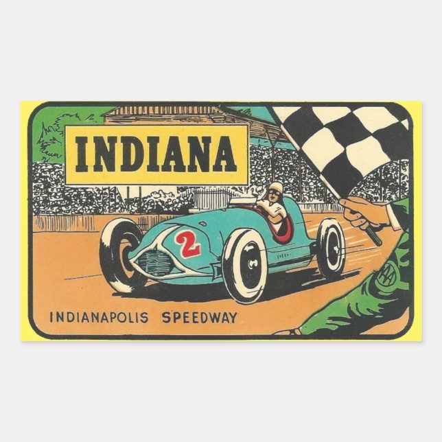 Autocollants Indianapolis Speedway (Devant)