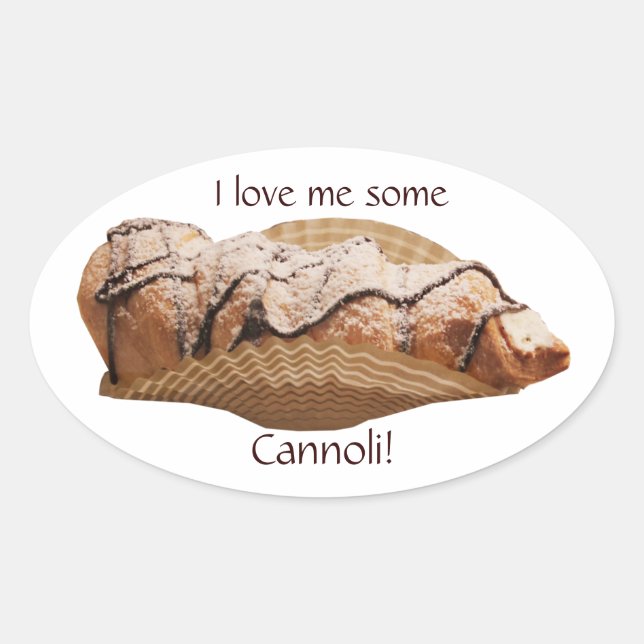 Autocollants italiens Cannoli Lover (Devant)