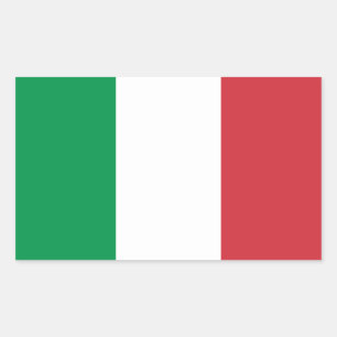 Autocollants italiens de drapeau