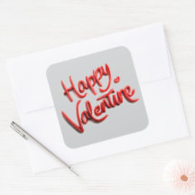 Autocollants Joyeuse Saint-Valentin pour Cartes & 