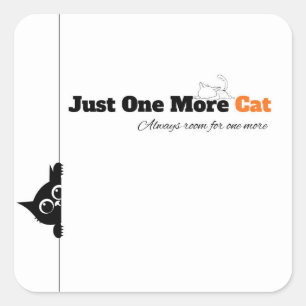Autocollants Juste Un Chat De Plus