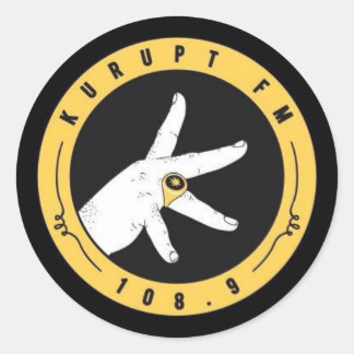 autocollants kurupt fm.. 108.9. droit à travers ya