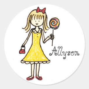 Autocollants Lollipop personnalisés