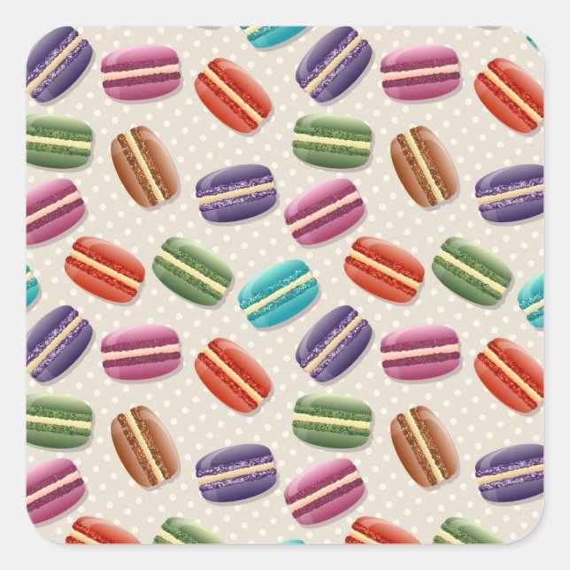 autocollants macarons (Devant)