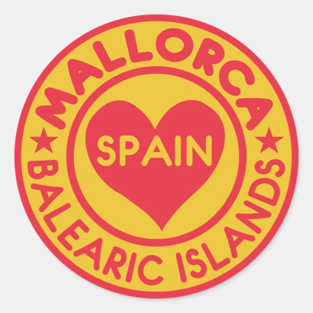Autocollants Mallorca Espagne (Devant)