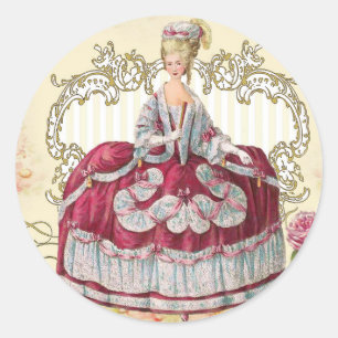 Autocollants Marie Antoinette, Sceaux d'enveloppe