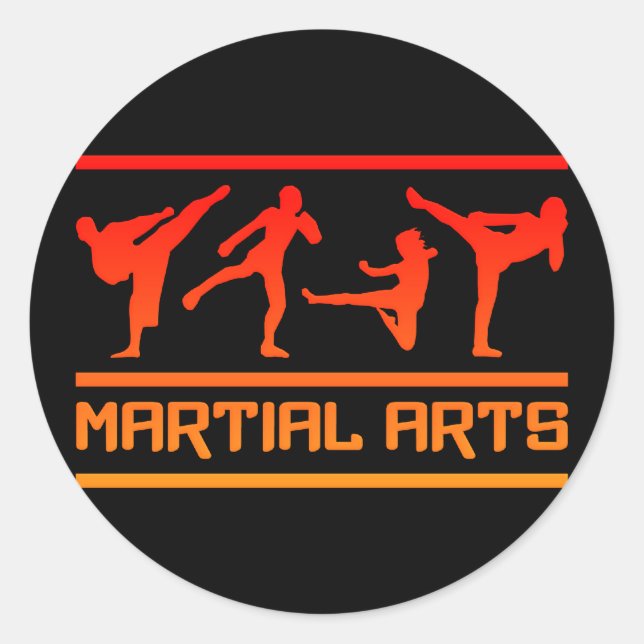 Autocollants Martial Arts (Devant)