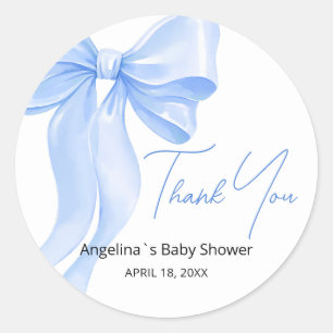 Autocollants merci pour la baby shower.