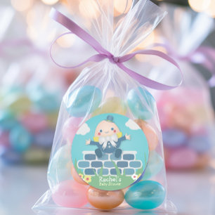 Autocollants mignons de baby shower de Humpty