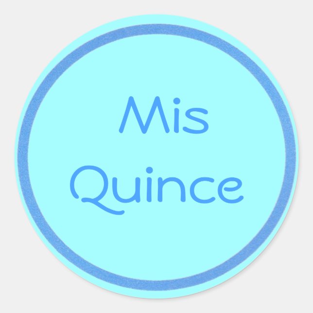 Autocollants Mis Quince (Devant)