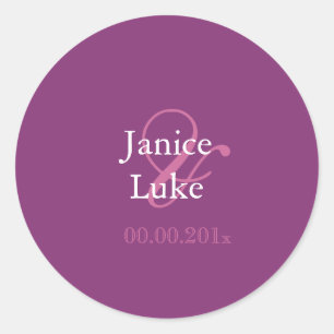 Autocollants Modèles faciles/violet/mangoustan