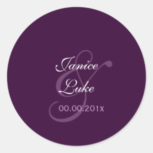 Autocollants Modèles faciles/violet/prune