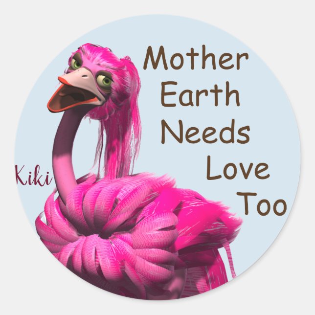 Autocollants Mother Earth Love (Devant)