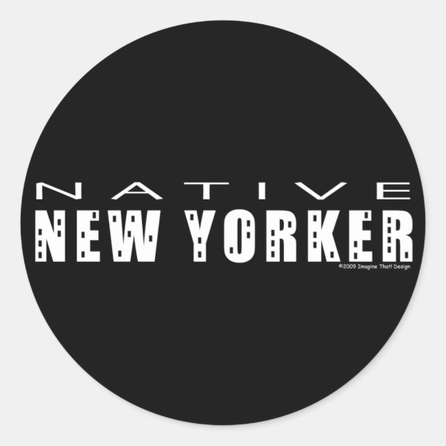 Autocollants natifs du New Yorker (Devant)