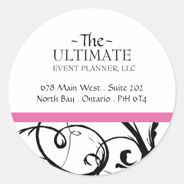 Autocollants noirs et blancs (Devant)