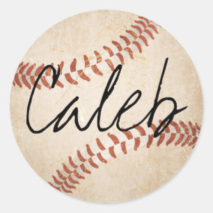 Autocollants nommés personnalisés de base-ball