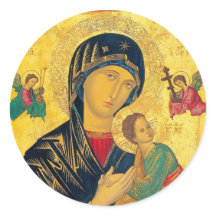 Autocollants Notre-Dame du Perpétuel Secours