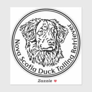 Autocollants Nova Scotia Duck Tolling Retriever
