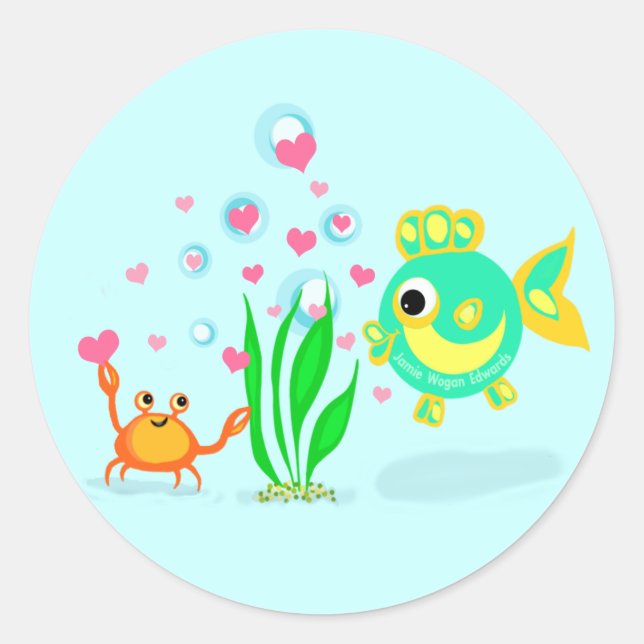 Autocollants Ocean Love Beach (Devant)