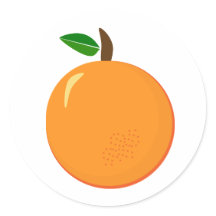 Autocollants orange