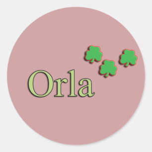 Autocollants Orla Custom Name