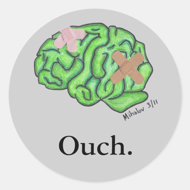 Autocollants "Ouch" (Devant)