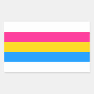 Autocollants Pansexual de drapeau