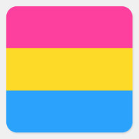 Autocollants Pansexual Pride - arrondi