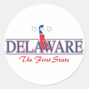 Autocollants patriotiques du Delaware
