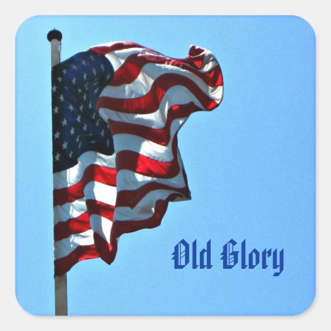 Autocollants patriotiques Old Glory - Drapeau amér (Devant)